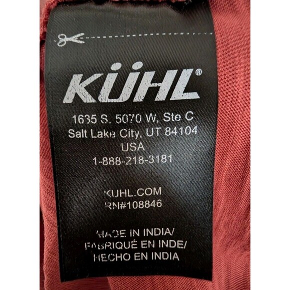 Kuhl Shay Tank Size L Burnt Orange Sleeveless Top - Picture 8 of 10